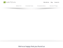 Tablet Screenshot of metova.com